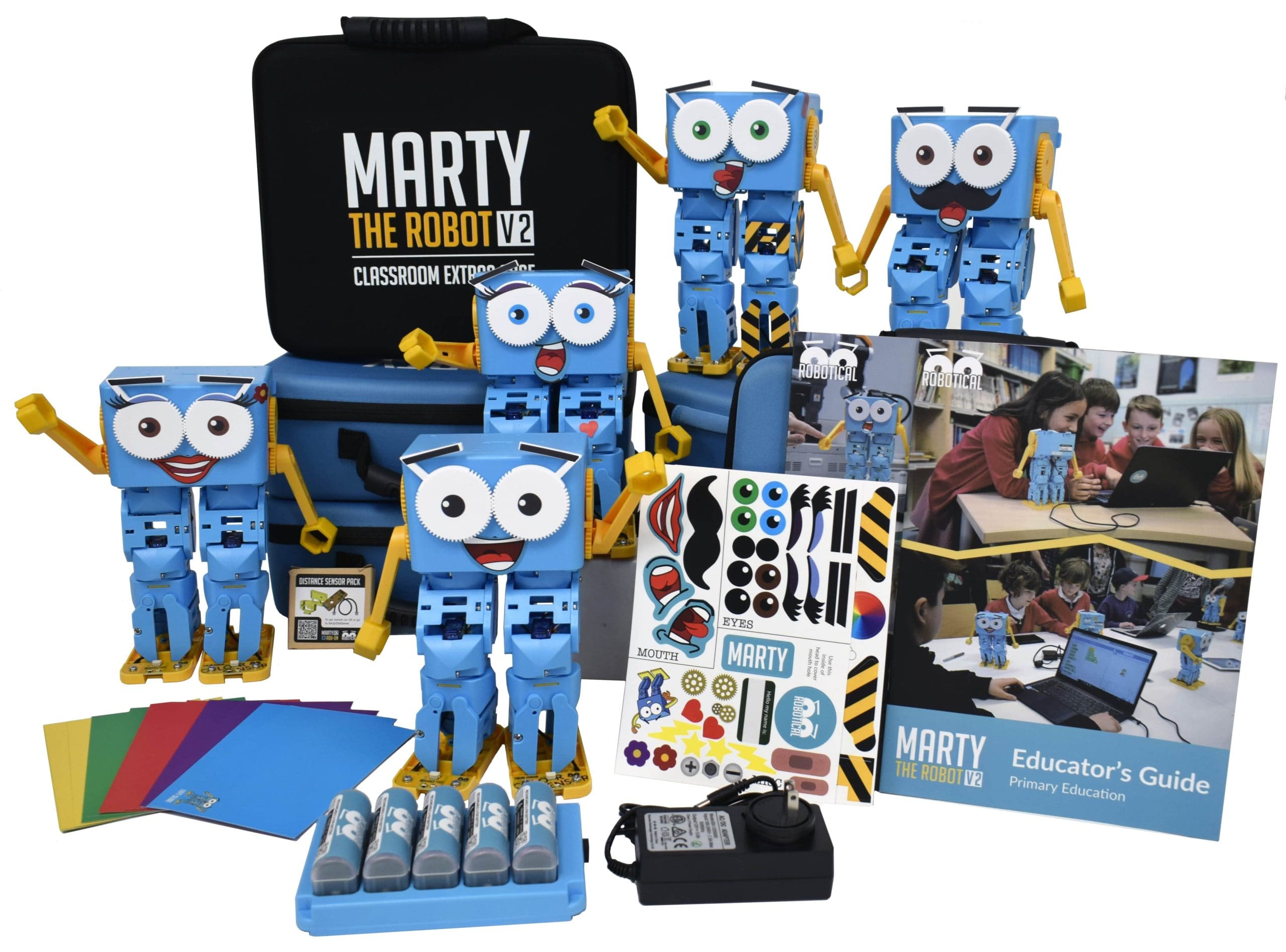 Class pack of 5 Marty the Robots