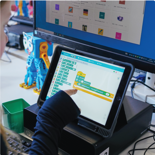 Coding Marty with Blocks