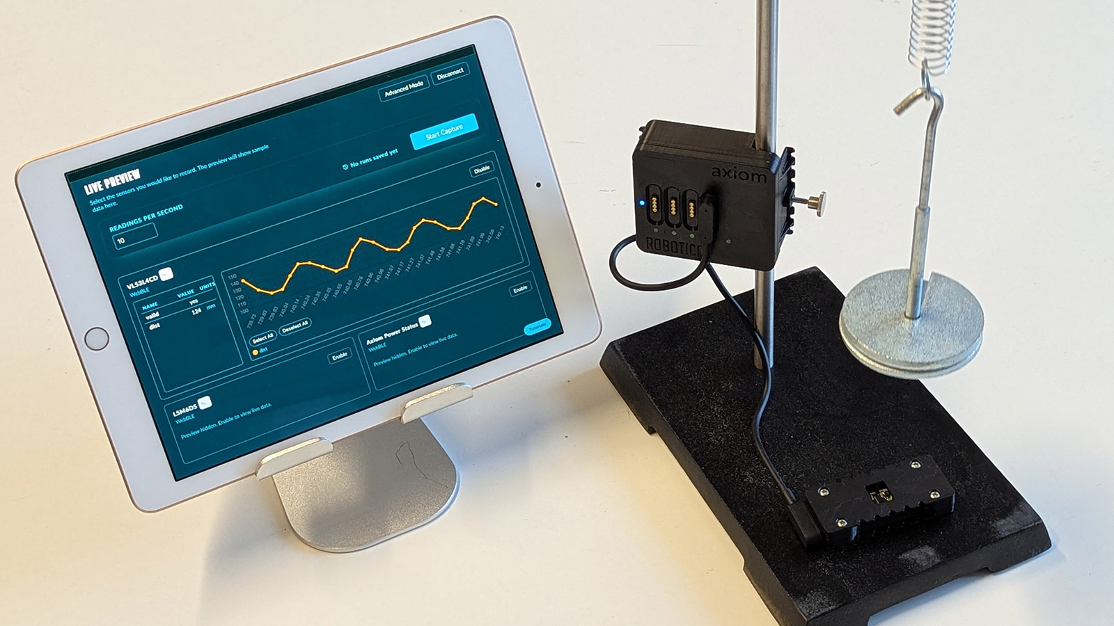 Hooke's-Law Spring-Mass System with Robotical Axiom