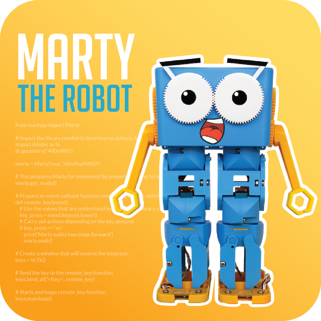 Advanced Robotics with Marty the Robot