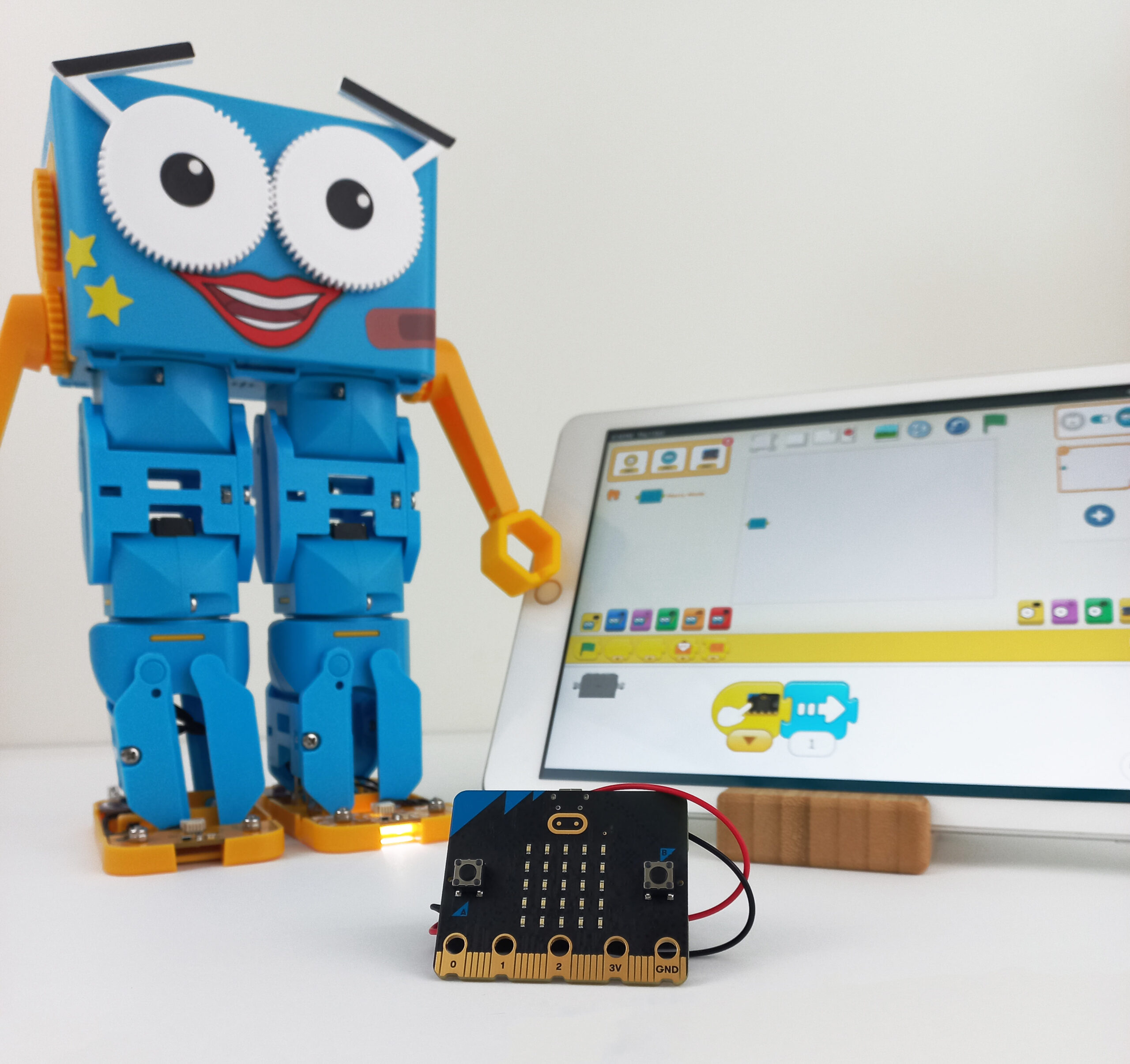 Micro:bit and Marty the Robot
